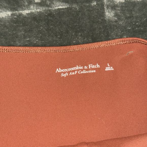 Abercrombie & Fitch Soft A&F Collection Rust Brown Bodysuit Top Women's Size L - Picture 6 of 9